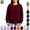 Wine, variant on YOUYEDIAN Girls Oversized Sweatshirts Boys Casual Versatile Long Sleeve Fleece Crewneck Pullover Tops