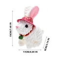 thumbnail image 2 of Realistic Bunny Toy for Kids | Bunby Interactive Jumping Rabbit | Twitching Shaking Ears | Responds to Voice | Soft Synthetic Fur | No Mess Low Maintenance | 1 Piece | Battery Powered, 2 of 5