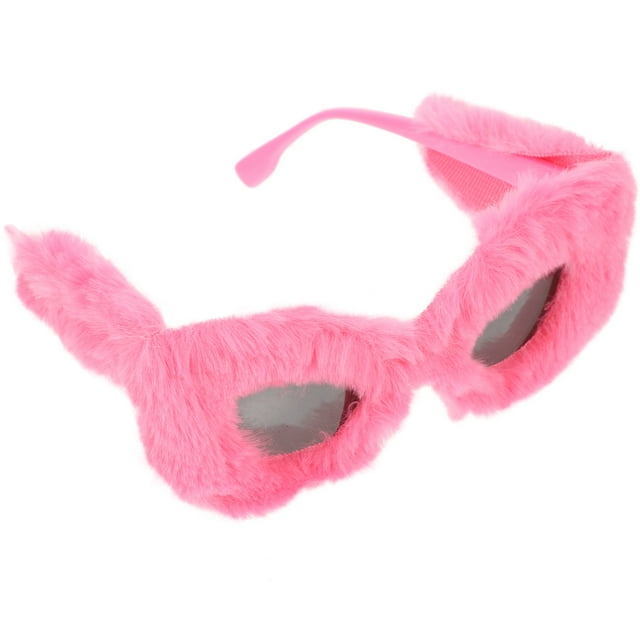 Plush Design Sunglass Fashion Eyewear Funny Eyeglass Party Decoration