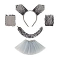 thumbnail image 1 of Conjunto de disfraz , accesorios bonitos para cosplay, espectáculos de carnaval, niños y niñas. con falda, 1 of 8