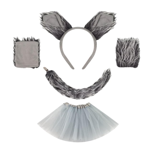 Conjunto de disfraz , accesorios bonitos para cosplay, espectáculos de carnaval, niños y niñas. con falda