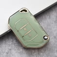 thumbnail image 4 of Key Fob Cover Compatible with Fit for Jeep Wrangler JL JLU Gladiator 2018-2025 Leather Shockproof Anti-Scratch Keychain Case Holder Protector, 4 of 7