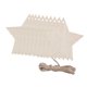 thumbnail image 3 of 10 x Adornos para árbol de Navidad Colgantes Decoración para árbol de Navidad En blanco Durable Estrella de cinco puntas, 3 of 9