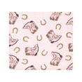 thumbnail image 6 of Hudson Baby Girls Cotton Flannel Receiving Blankets Bundle, Cowgirl, One Size, 6 of 6