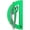 Lush Garden Green, variant on Mr. Pen- Compass and Protractor Set, Lush Garden Green, Compass Geometry Tool, Protractor and Compass Set