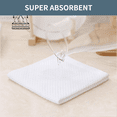 thumbnail image 3 of Xmushyra 100% Cotton Kitchen Dish Towels 6 Pack, Ultra Soft Absorbent Waffle Dish Cloths, Reusable Quick Drying Dish Rags Towels for Dishes and Kitchen Cleaning, 12x12 Inch, White, 3 of 7