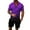 Purple, variant on Ketyyh-chn99 Sweatsuits for Men Tracksuit Set Short Sets Outfits 2 Piece Summer Tracksuit Short Sleeve T Shirt and Shorts Set Purple,2XL