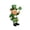 C, variant on St. Patrick's Day Gnome Decor, Handmade Irish Leprechaun Figurine with Green Beard, Lucky Shamrock Elf for Home Table & Spring Shelf Display(B)