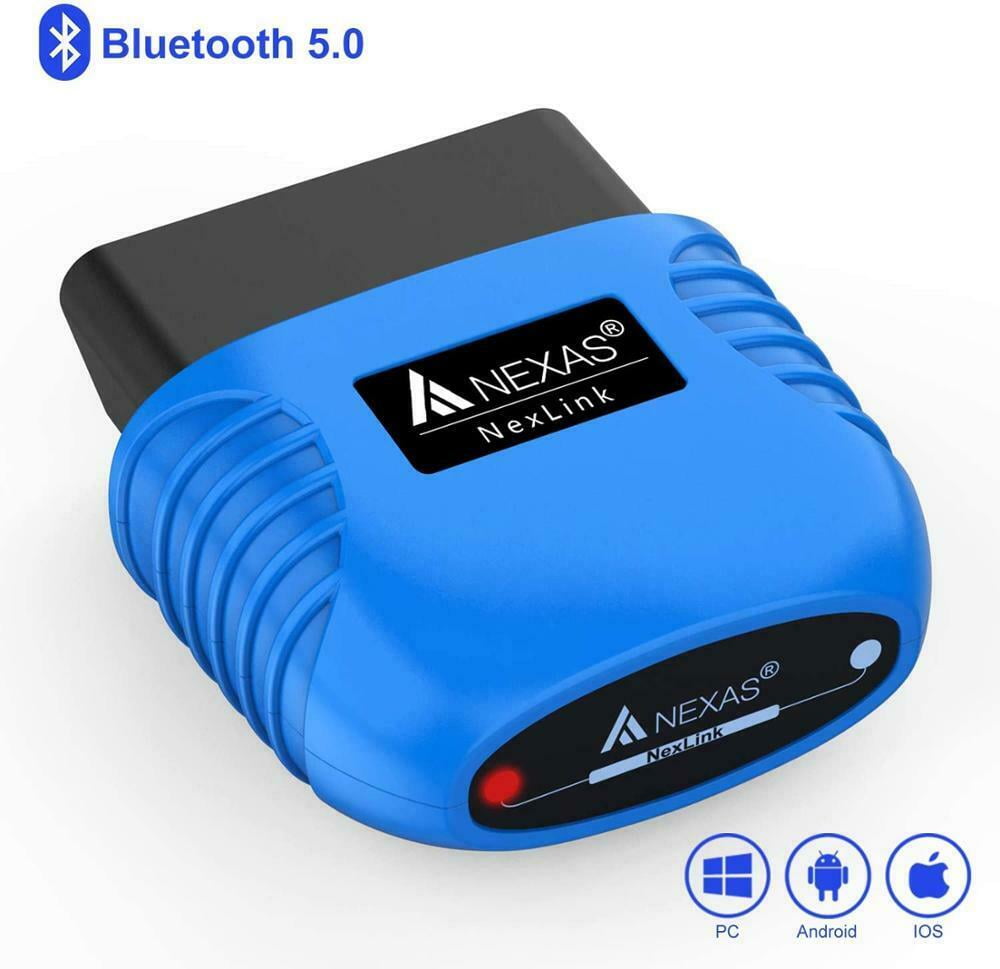 OBD2 OBDII Car Scanner Bluetooth 4.0 OBD 2 Code Reader Adapter for Apple iPhone iOS & Android Device OBD-II Scan Tool Check Engine Diagnostic Light Code with 3 Party App OBD2 Car Scanner & Torque 