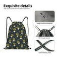 thumbnail image 4 of Honeii Ballerina Frogs Print Drawstring Backpack,Drawstring Bags String Backpack Gym Cinch Sack Backpack Sport Bag Draw-Medium, 4 of 6