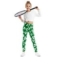 thumbnail image 4 of Children Girls Boys St. Patrick's Printed Legging Pants Children Kids Thin Wearing Long Sports Pants, 4 of 5