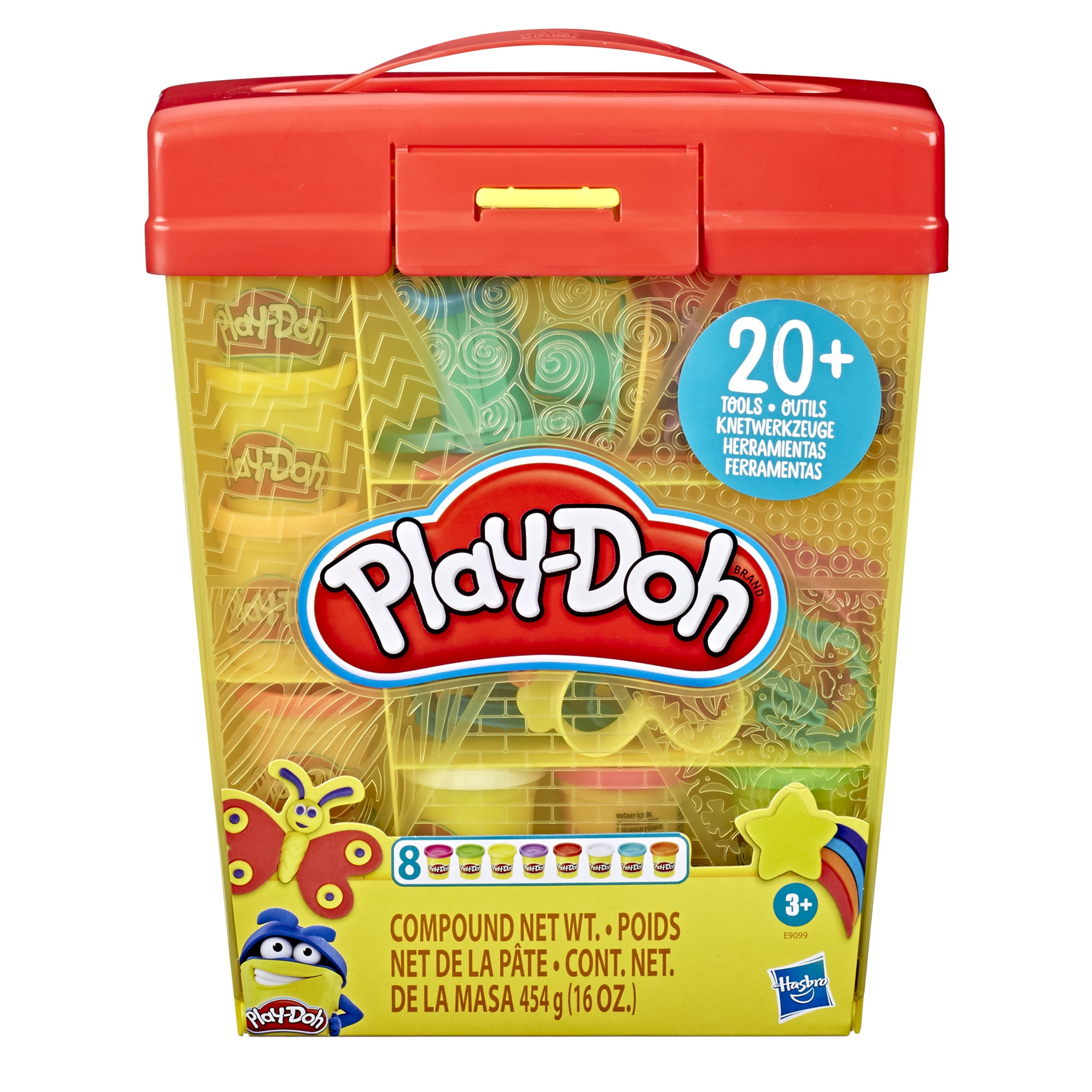 Play-Doh Large Tools, Storage Activity Set, 8 Cans, Walmart Exclusive - Walmart.com - Walmart.com