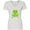 AA-White, variant on Inktastic Cute Frog, Green Frog, Crown, Frog Prince Women's V-Neck T-Shirt