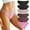 6Pack A, variant on FINETOO 6 Pack Seamless Underwear for Women No Show Bikini Panties Lace Ladies High Cut Hipster Invisible Stretch Cheeky S-XL
