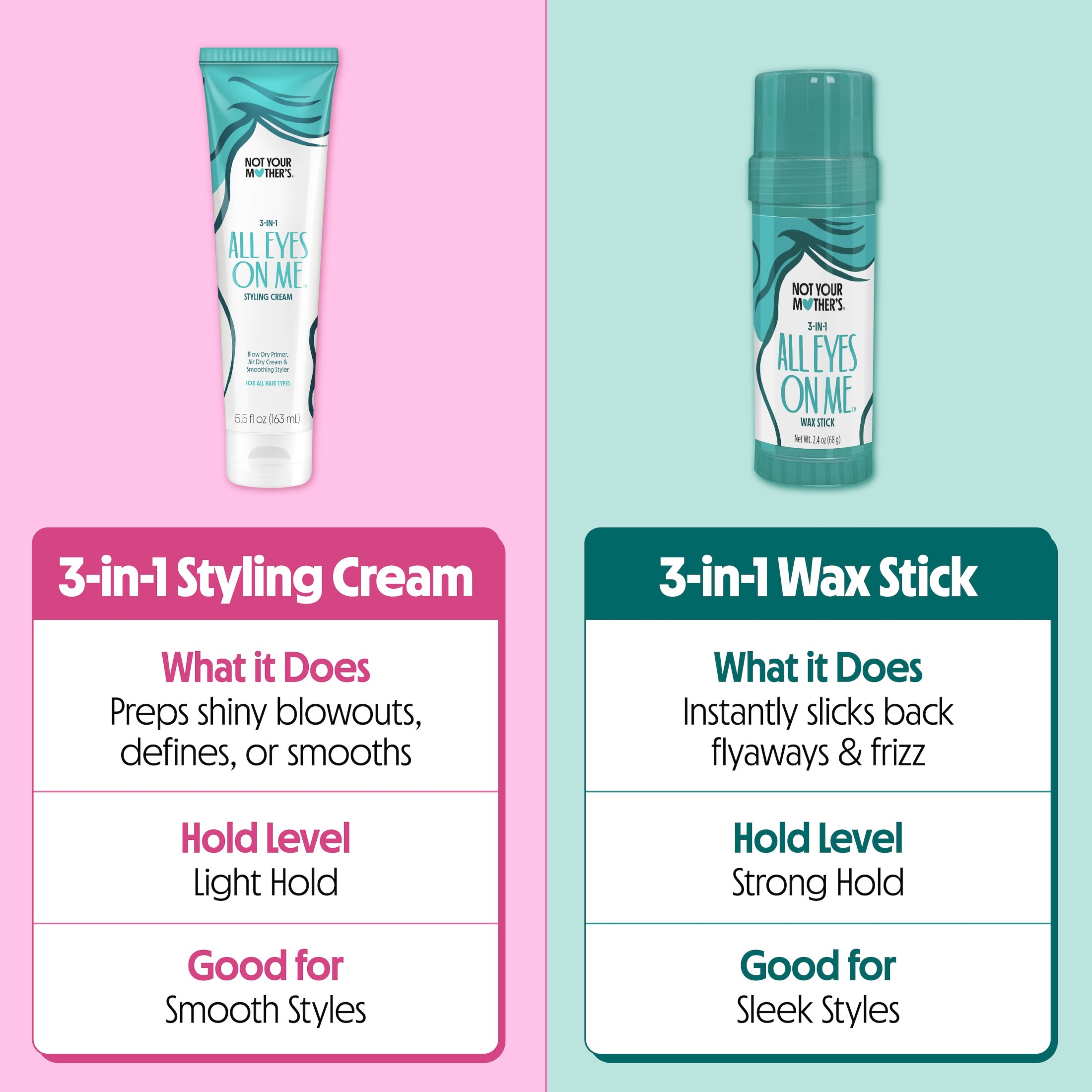 Not Your Mother's All Eyes on Me 3-in-1 Hair Styling Cream photo 6