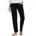 thumbnail image 6 of Hawiton Womens Jogger Pants Soft Sweatpants Petite Loungewear Trousers Regular with Pockets, 6 of 8