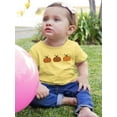 thumbnail image 2 of Pumpkins And Patterns T-Shirt Infant -Image by Shutterstock,  6 Months, 2 of 4