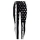 thumbnail image 5 of Gibobby Leggings Día la Independencia para mujeres estadounidenses 4 julio Leggings con estampado 3D Pantalones para yoga Correr Pilates Gimnasio Pantalones yoga Medias Compresión（Negro， M), 5 of 5