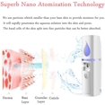 thumbnail image 2 of ORUYROP Portable Nano Facial Mister Mini Facial Steamer Atomization Eyelash Extensions with Mirror & 20ml Visual Water Tank (White), 2 of 7