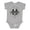 AC-Heather Grey, variant on Future Biker Like Dad Boys Baby Bodysuit