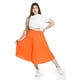 thumbnail image 4 of Falda plisada midi Roman Fashion/Tallas Extras, 715 (Naranja) naranja 38, 4 of 6