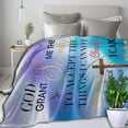 thumbnail image 2 of Bible Verse Blanket, Inspirational Religious Gift Throw Blanket with Bible Verse Religious Gifts for Women 50x40in, 2 of 5