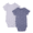 Folkstone Grey, variant on Modern Moments by Gerber Baby Neutral Super Soft Viscose Short Sleeve Bodysuits, 2-Pack, Sizes Newborn 12 Months