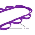 thumbnail image 5 of Wacces Yoga Strap Stretch Restore Multi-Grip Fitness Pilates Stretching Belt - Purple, 5 of 5