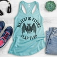 thumbnail image 2 of Majestic Flying Flap Flap Bat Tank Top, Ladies Racerback Tank Top, Funny Halloween Bat Graphic Animal Tank, Cancun, X-Small, 2 of 3