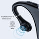 thumbnail image 5 of 1 auricular Bluetooth, auricular inalámbrico empresarial monaural, respuesta de voz en los auriculares para conducir y correr, auriculares con cancelación de ruido y batería. Rojo Verde DS800, 5 of 8