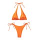 thumbnail image 5 of Gibobby Conjunto de Bikini para Mujer Conjunto de bikini para mujer con cordones y espalda descubierta, ropa de playa de dos piezas, trajes de baño sexys(Naranja,CH), 5 of 5