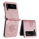 thumbnail image 1 of Funda tipo cartera con girasoles grabados para Samsung Z Flip 3: elegante, multifuncional y con protección total., 1 of 5