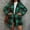 A53 Green, variant on Xdegoge Fleece Jacket Women Plaid Flannel Button Down Fuzzy Winter Coats Warm Loose Fit Long Sleeve Sherpa Jackets Outerwear