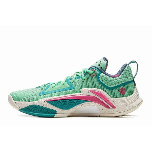 Zapatillas de baloncesto para hombre LI-NING BAD5 Dominator I verdes talla US 9.5