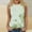 Green, variant on QUNYINEY Tank Tops for Women Casual Sleeveless Crew Neck Floral Tops Loose Basic Summer Tank Tops