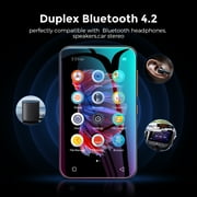72GB WiFi Mp3 Player with Bluetooth, TIMMKOO 4.0 Full Touch Screen Mp3 Mp4 Player with Speaker, HiFi Sound Digital Music Player with FM Radio, Recorder, Clock, Browser (Black)