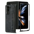 thumbnail image 2 of Nalacover for Samsung Galaxy Z Fold 5 Slim PU Leather Case with S Pen Holder Wristband Strap, Rugged Shockproof Anti-Scratches Protective Phone Cover for Samsung Galaxy Z Fold 5, Black, 2 of 10