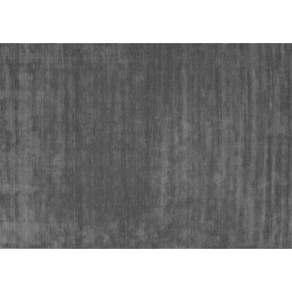 Ahgly Company Indoor Rectangle Abstract Gray Contemporary Area Rugs, 2' x 4'