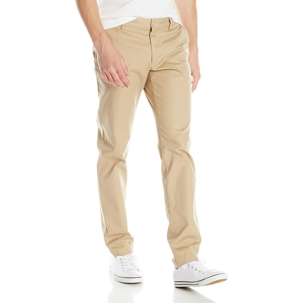 Lacoste - Lacoste NEW Beige Mens Size 33x32 Button-Front Slim Leg Khaki ...