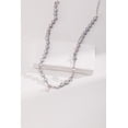 thumbnail image 7 of Sophisticated White Gold Pearl Necklace with Adjustable Chain in 925 Silver, 7 of 7