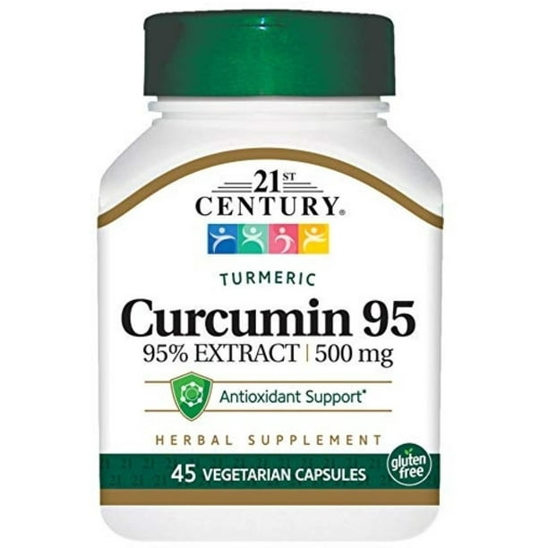 21st Century Curcumin 95 Herbal Supplements 45 Each