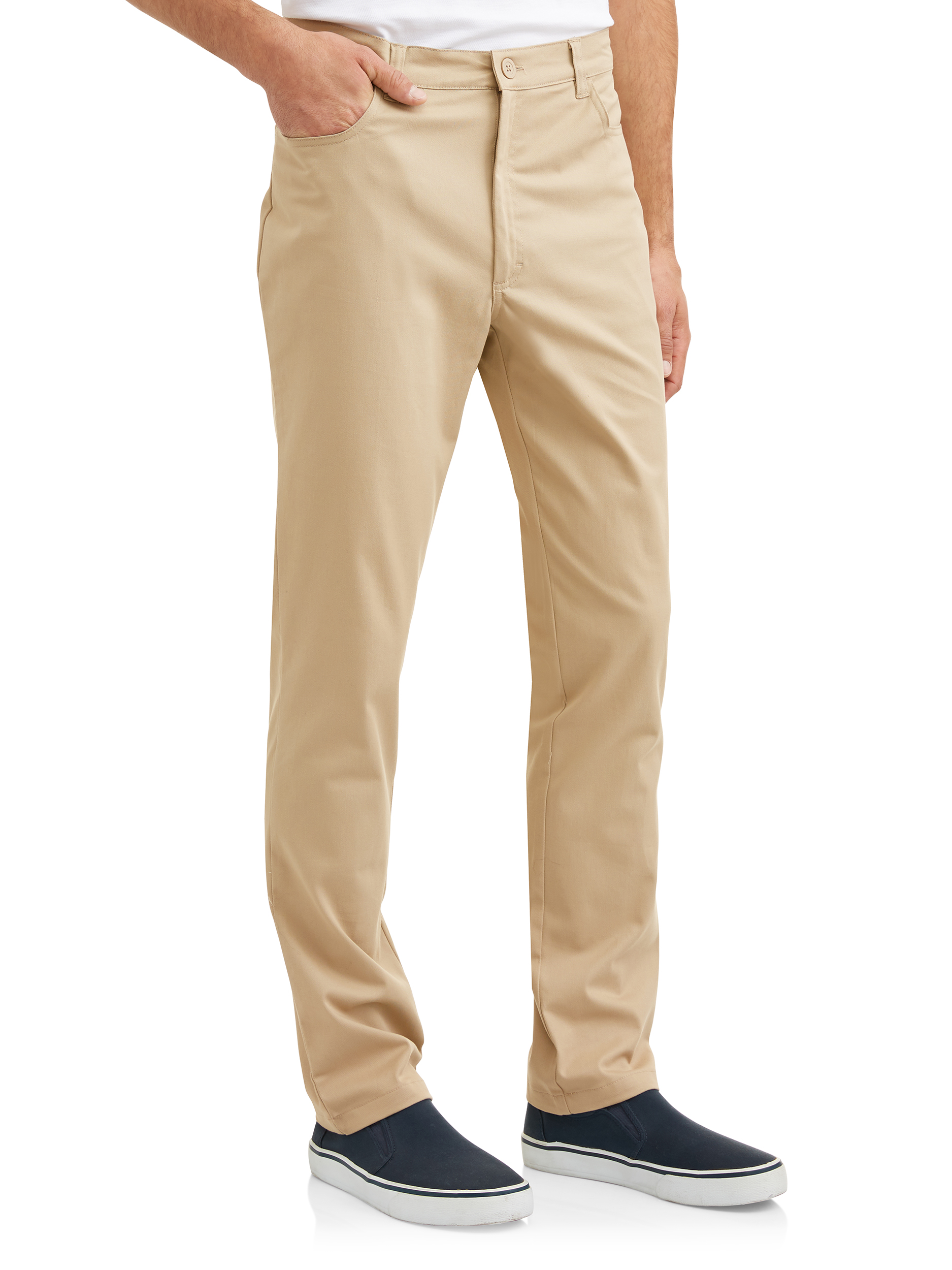 Real School Young Men's Uniform 5-Pocket Stretch Skinny Leg Pant ...