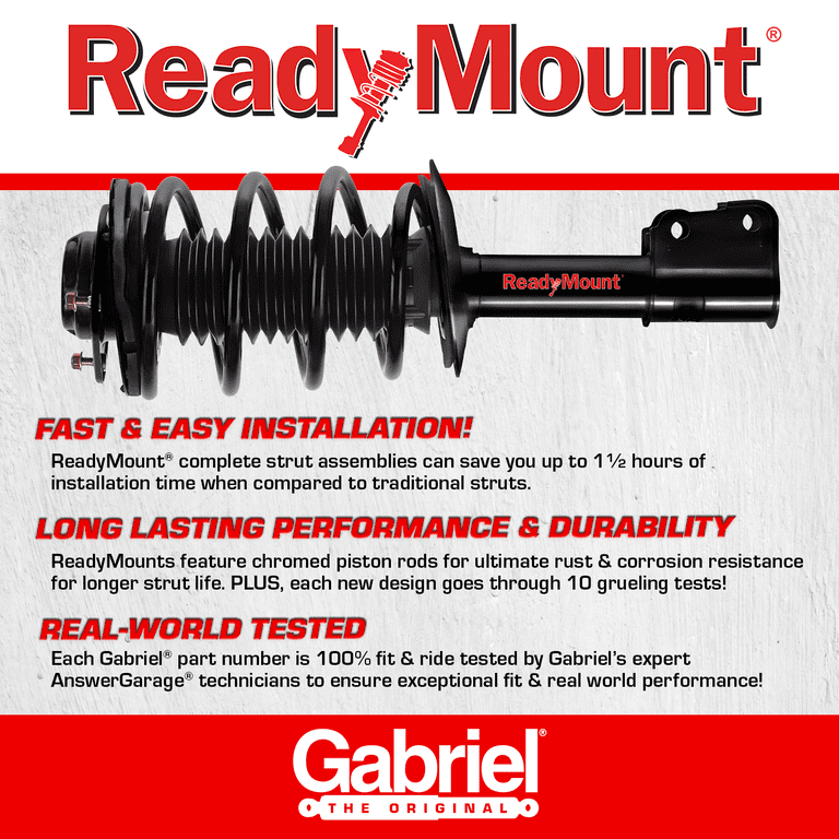 Gabriel G57730 Ultra ReadyMount Front Left Complete Strut Assembly