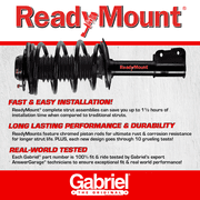 Gabriel G57092 Ultra ReadyMount Front Complete Strut Assembly Fits 04-10 INFINITI QX56 4WD; 05-15 Nissan Armada 4WD, 04-22 Nissan TITAN, 07-15 Nissan TITAN 4WD, 07-15 Nissan TITAN RWD (1 pack)