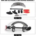 thumbnail image 3 of KIMISS Motorcycle Holographic Rear View Mirror Chrome 180 Wide Angle Universal, 3 of 5
