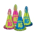 thumbnail image 2 of Party Central Club Pack of 12 Fringed 'Sweet 16' Hat Costume Accessories 12.5", 2 of 2