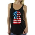 thumbnail image 1 of Awkward Styles Women's USA Flag Golden Retriever Graphic Racerback Tank Tops Independence Day Gift, 1 of 4