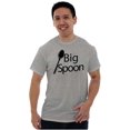 thumbnail image 4 of Big Little Spoons Cute Matching Set Men's Graphic T Shirt Tees Brisco Brands M, 4 of 4