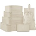 thumbnail image 1 of Juego de organizador de maletas de 7 piezas, organizador de viaje impermeable, organizador de cubos de embalaje, bolsa para zapatos, bolsa de lona, 1 of 6