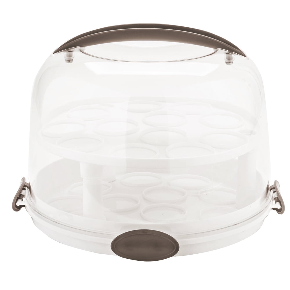 Better Homes & Gardens Round Cake Carrier with Clear Cover, 13" D